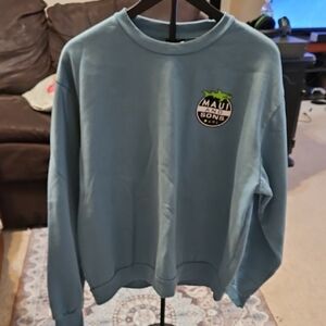 Maui and Sons Teal Crewneck Sweater